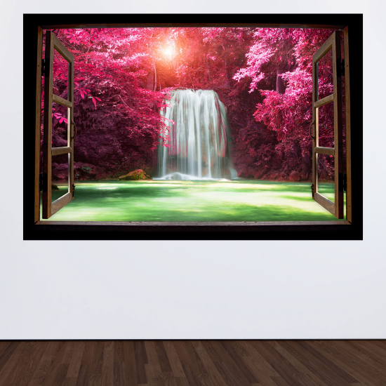 Vinilo Adhesivo Decorativo trampantojo 3D - Cascadas