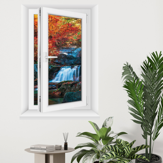 Vinilo Adhesivo Decorativo trampantojo 3D - Cascadas