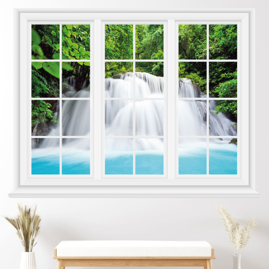 Vinilo Adhesivo Decorativo trampantojo 3D - Cascadas