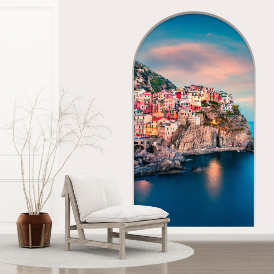 Vinilo Adhesivo Decorativo trampantojo 3D - Cinque Terre