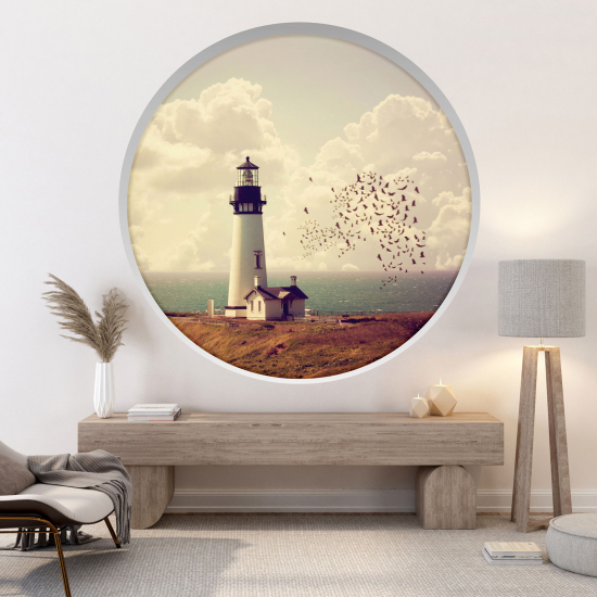 Vinilo Adhesivo Decorativo trampantojo 3D - Faro