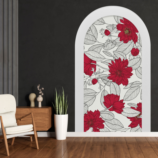 Vinilo Adhesivo Decorativo trampantojo 3D - Flores