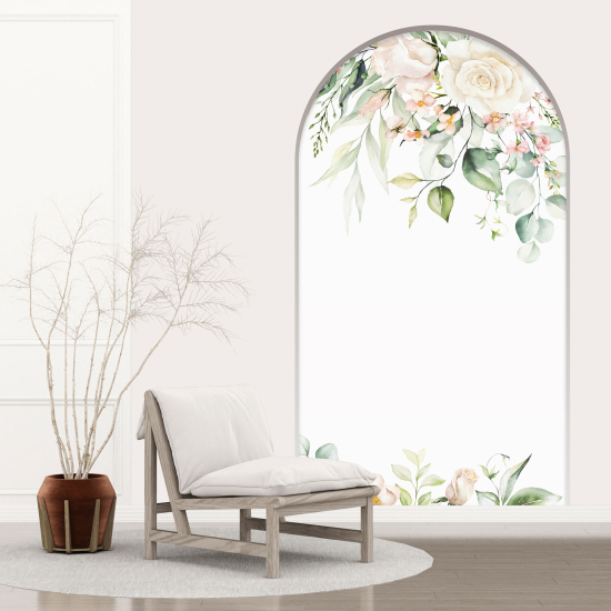 Vinilo Adhesivo Decorativo trampantojo 3D - Flores