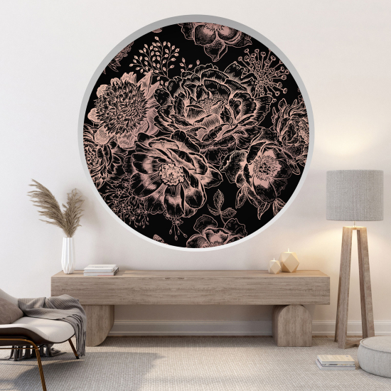 Vinilo Adhesivo Decorativo trampantojo 3D - Flores