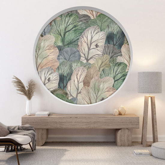 Vinilo Adhesivo Decorativo trampantojo 3D - Hojas