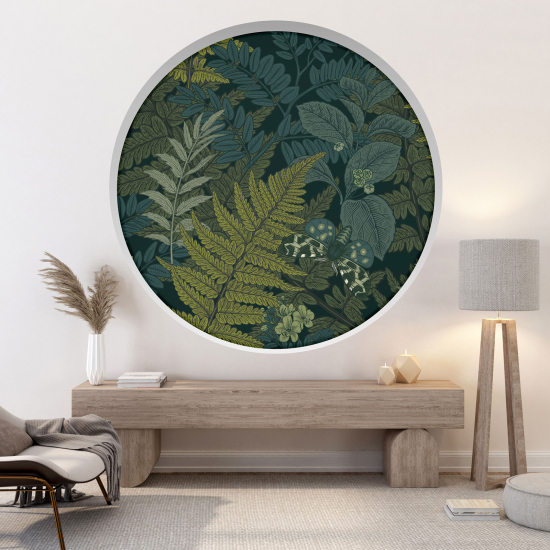 Vinilo Adhesivo Decorativo trampantojo 3D - Hojas