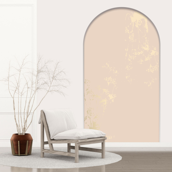 Vinilo Adhesivo Decorativo trampantojo 3D - Hojas Abstractas