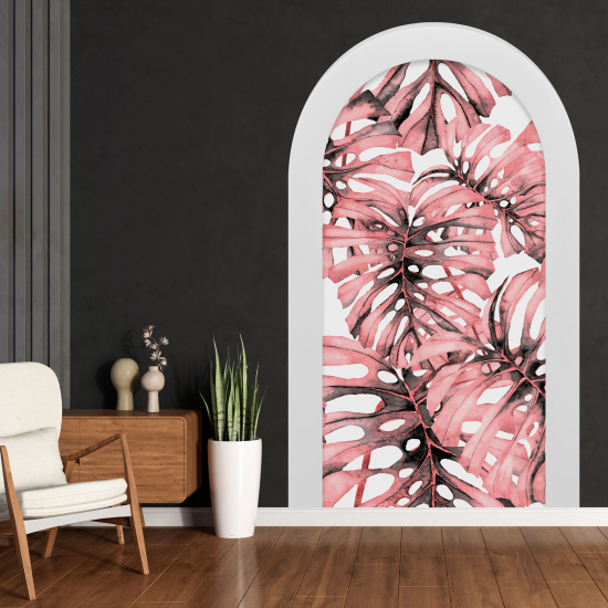Vinilo Adhesivo Decorativo trampantojo 3D - Hojas Tropicales