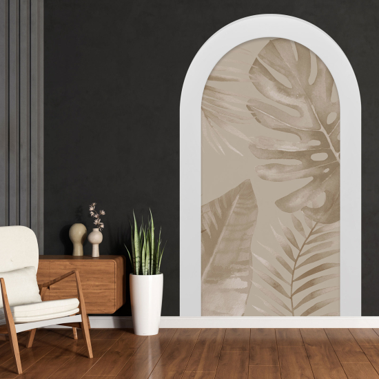Vinilo Adhesivo Decorativo trampantojo 3D - Hojas Tropicales