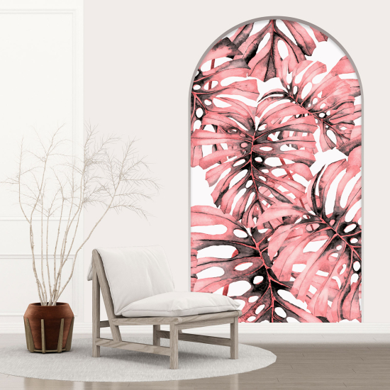 Vinilo Adhesivo Decorativo trampantojo 3D - Hojas Tropicales