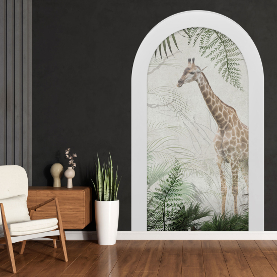 Vinilo Adhesivo Decorativo trampantojo 3D - Jirafa