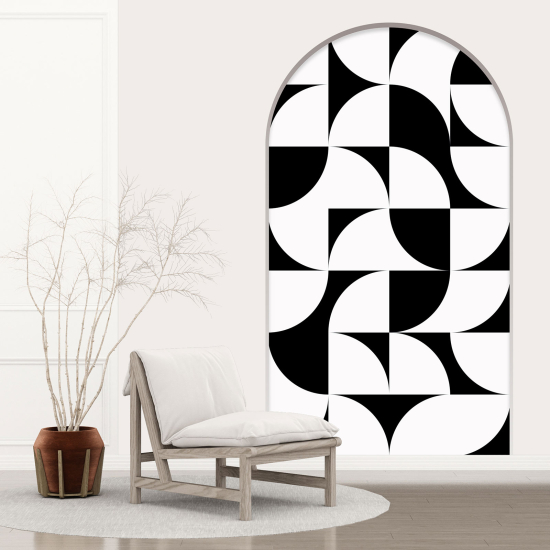 Vinilo Adhesivo Decorativo trampantojo 3D - Motivo geométrico