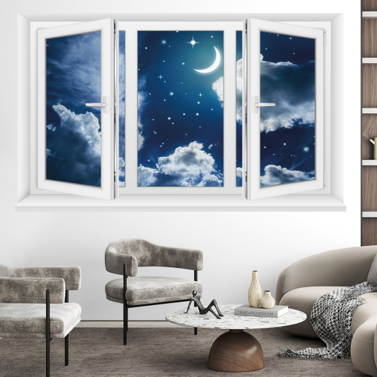Vinilo Adhesivo Decorativo trampantojo 3D - Noche