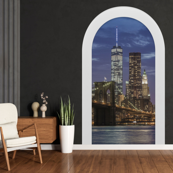 Vinilo Adhesivo Decorativo trampantojo 3D - Nueva York