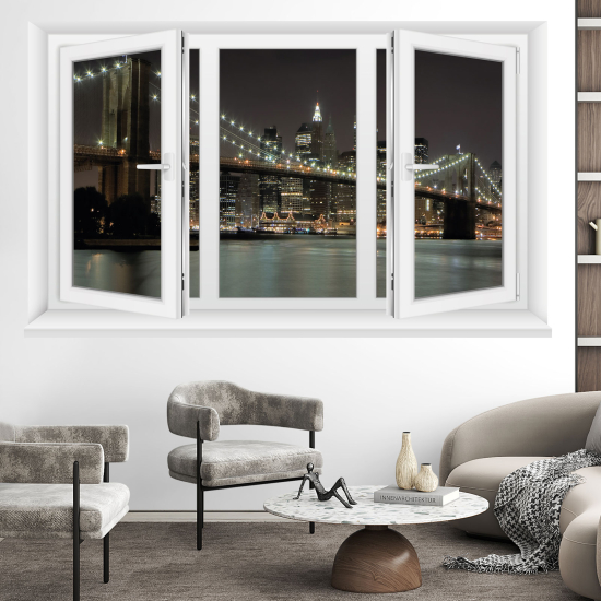 Vinilo Adhesivo Decorativo trampantojo 3D - Nueva York
