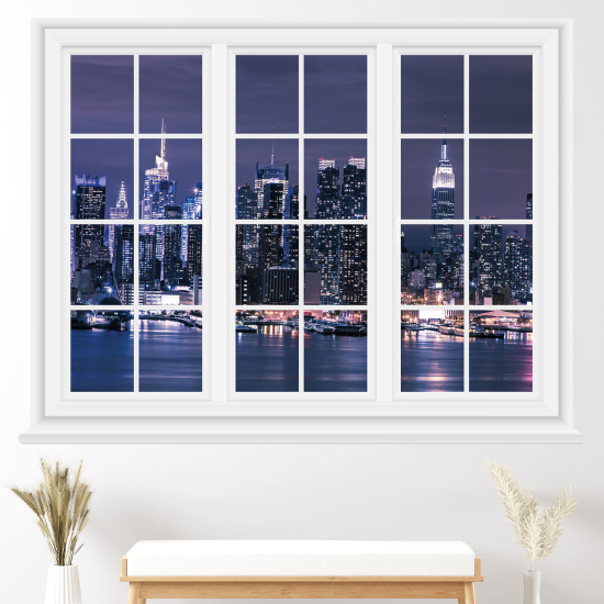 Vinilo Adhesivo Decorativo trampantojo 3D - Nueva York