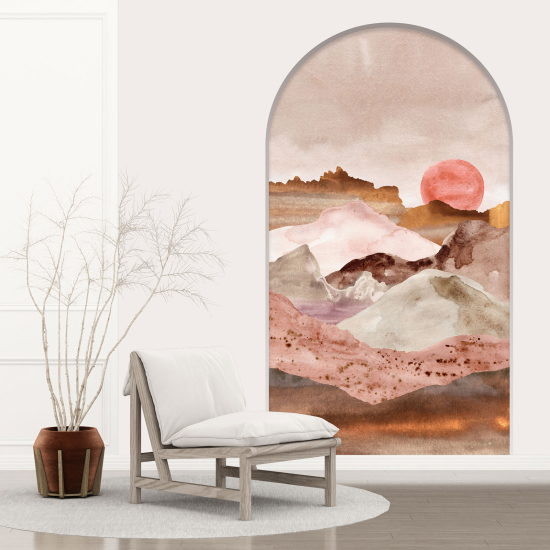 Vinilo Adhesivo Decorativo trampantojo 3D - Paisaje Boho