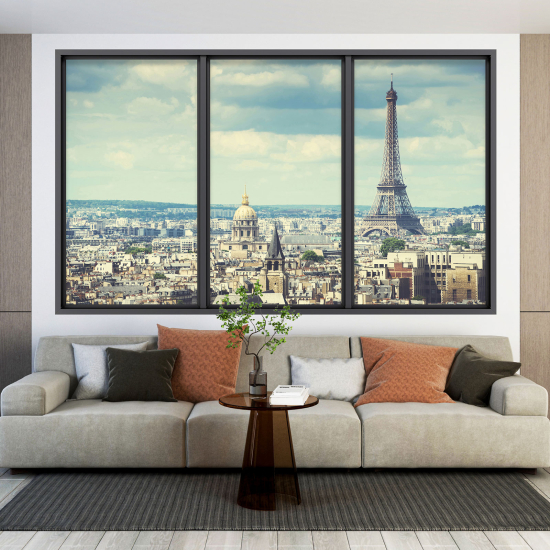 Vinilo Adhesivo Decorativo trampantojo 3D - París
