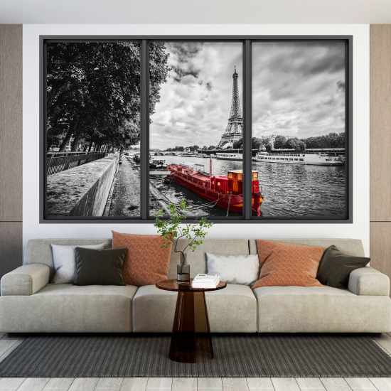 Vinilo Adhesivo Decorativo trampantojo 3D - París