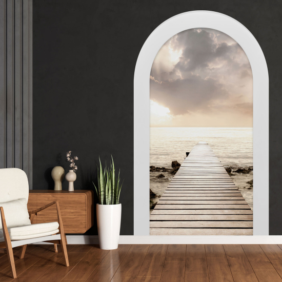 Vinilo Adhesivo Decorativo trampantojo 3D - Pontón