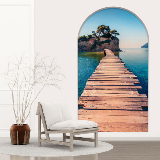 Vinilo Adhesivo Decorativo trampantojo 3D - Pontón
