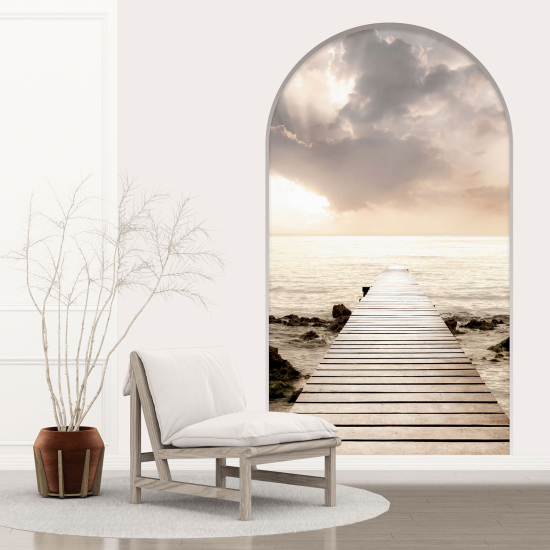 Vinilo Adhesivo Decorativo trampantojo 3D - Pontón