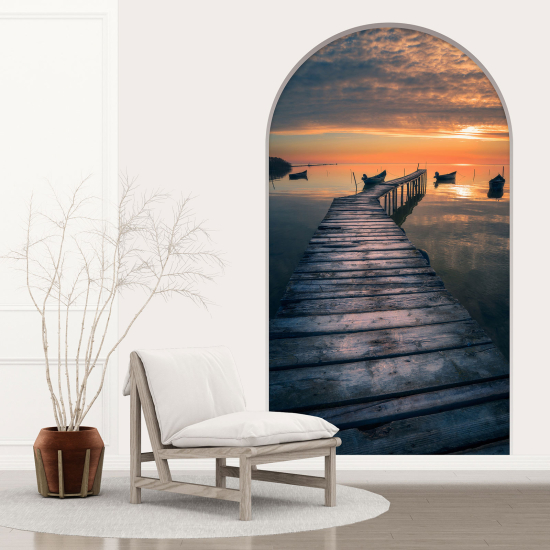 Vinilo Adhesivo Decorativo trampantojo 3D - Pontón