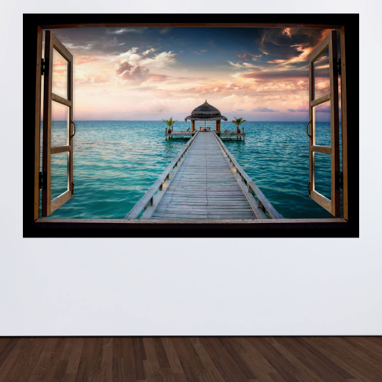 Vinilo Adhesivo Decorativo trampantojo 3D - Pontón