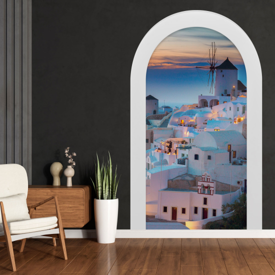 Vinilo Adhesivo Decorativo trampantojo 3D - Santorini