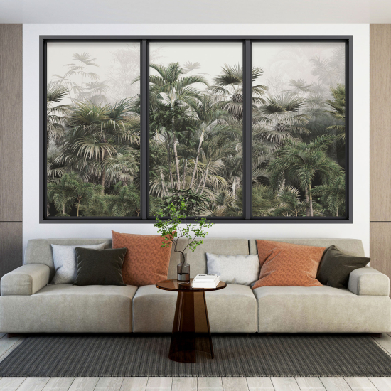 Vinilo Adhesivo Decorativo trampantojo 3D - Selva Tropical