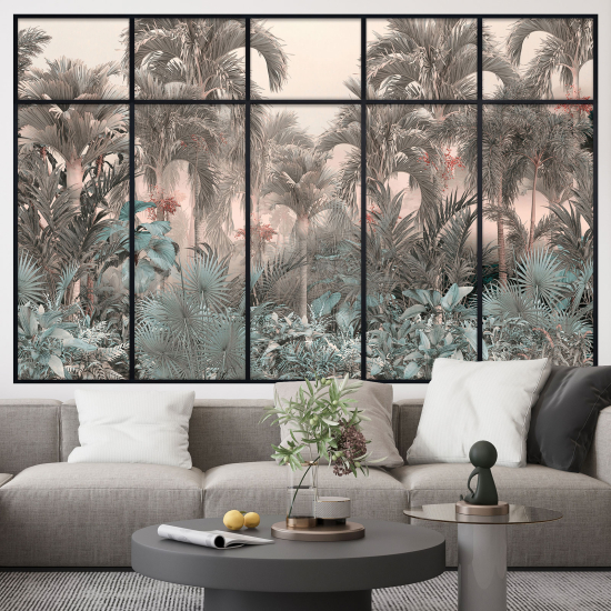 Vinilo Adhesivo Decorativo trampantojo 3D - Selva Tropical