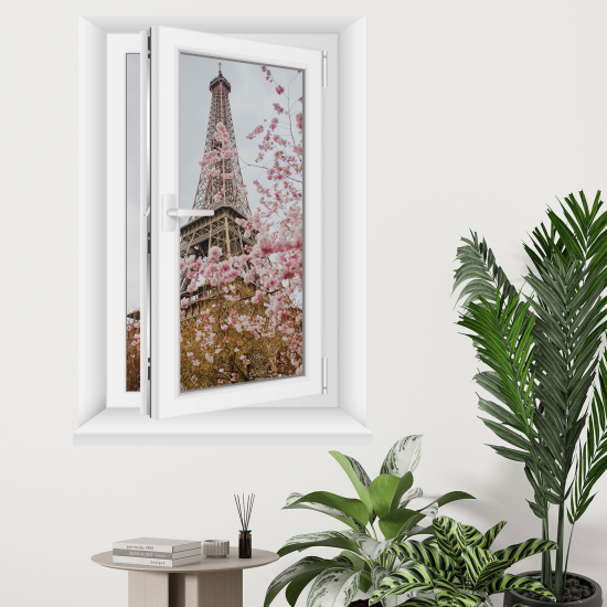 Vinilo Adhesivo Decorativo trampantojo 3D - Torre Eiffel