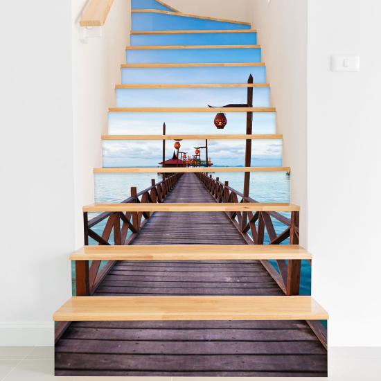 Vinilo Adhesivo para escaleras - Embarcadero