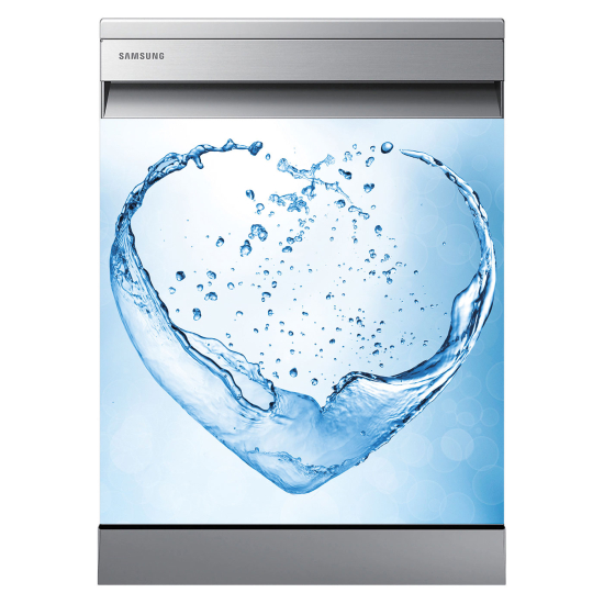 Vinilo Adhesivo para lavavajillas - Agua