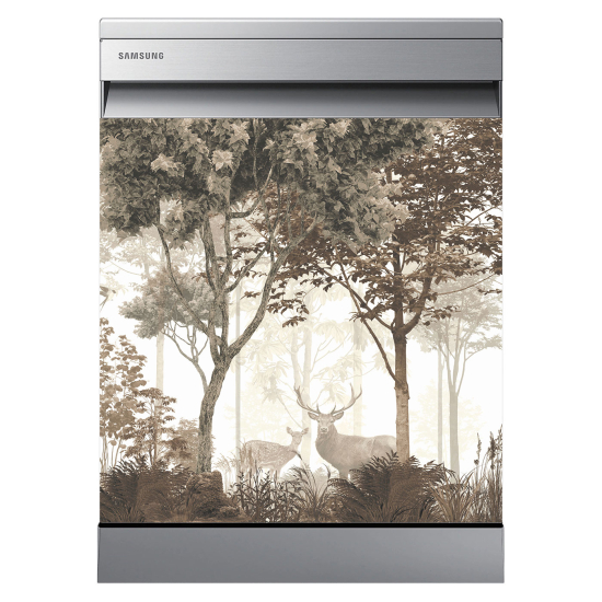 Vinilo Adhesivo para lavavajillas - Bosque
