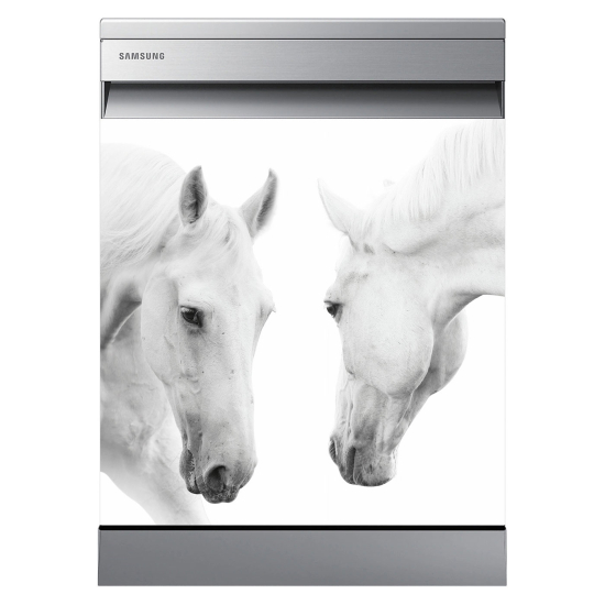 Vinilo Adhesivo para lavavajillas - Caballos