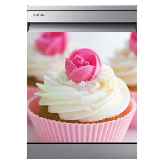 Vinilo Adhesivo para lavavajillas - Cup Cake