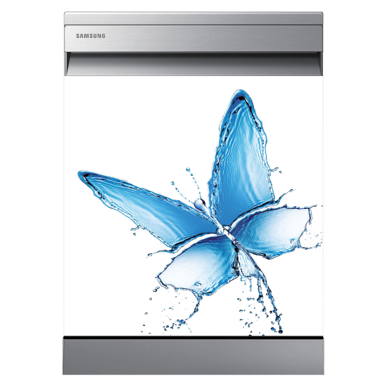 Vinilo Adhesivo para lavavajillas - Mariposa