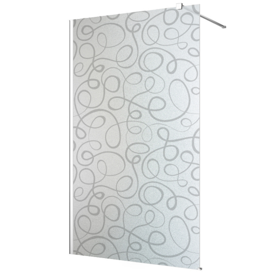 Vinilo Adhesivo para mampara de ducha esmerilado - Diseño