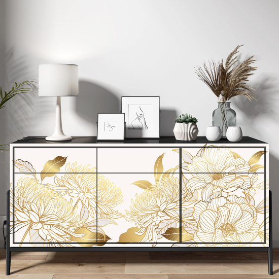 Vinilo Adhesivo para muebles - Flores