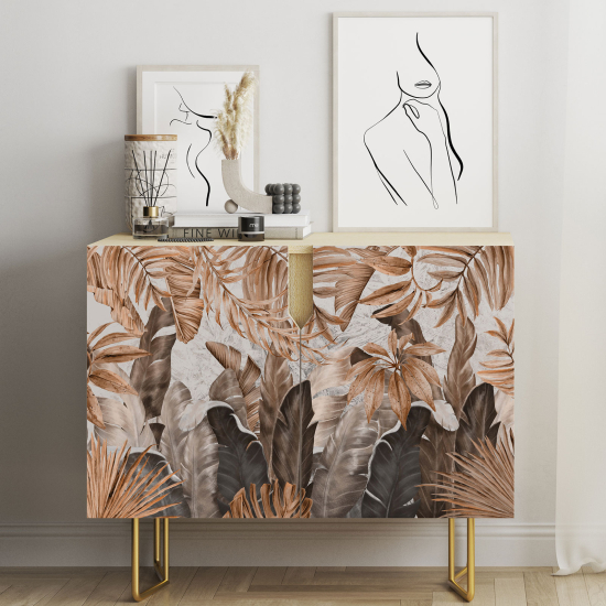 Vinilo Adhesivo para muebles - Plantas Tropicales