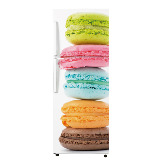 Vinilo Adhesivo para nevera - Macarones