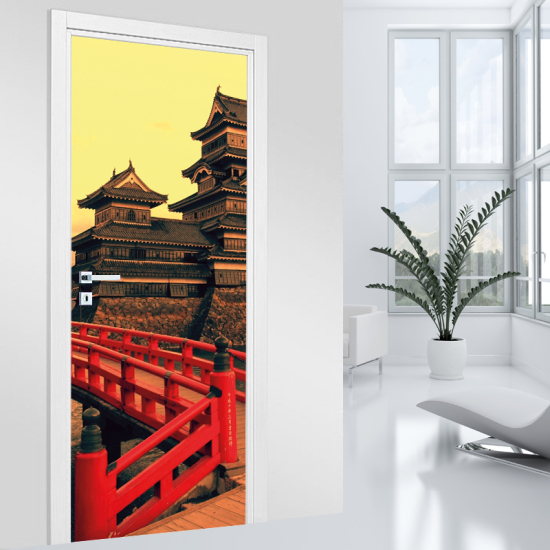 Vinilo Adhesivo para puerta - Asia