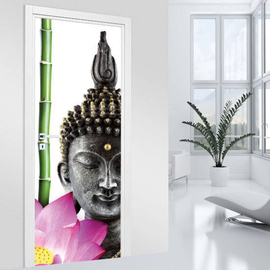 Vinilo Adhesivo para puerta - Buda Zen