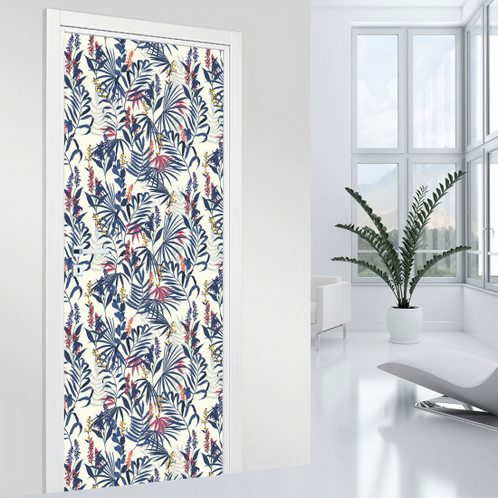 Vinilo Adhesivo para puerta - Flores