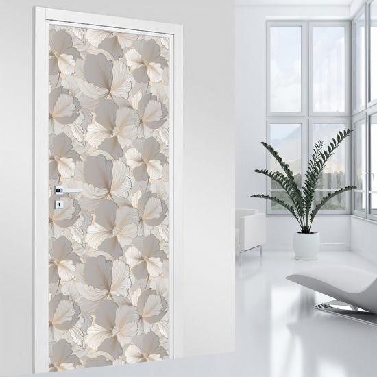 Vinilo Adhesivo para puerta - Flores