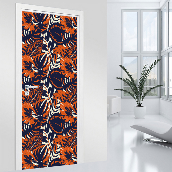 Vinilo Adhesivo para puerta - Hojas