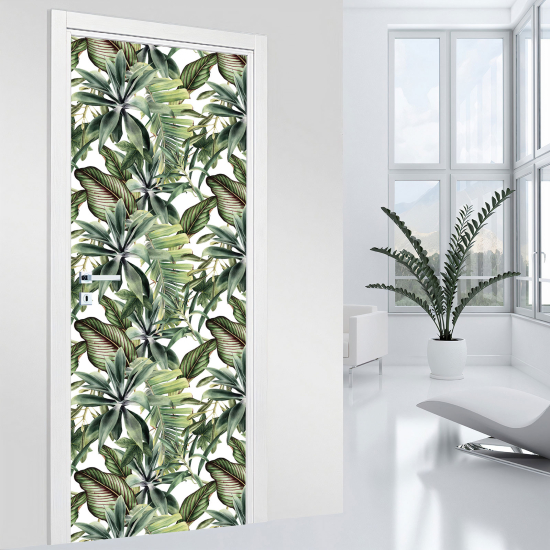 Vinilo Adhesivo para puerta - Hojas