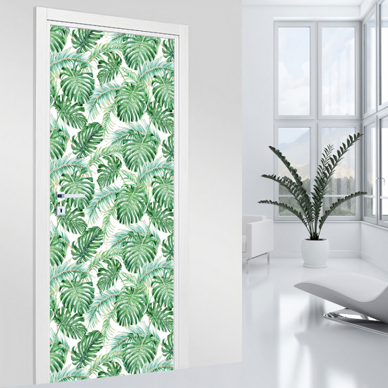 Vinilo Adhesivo para puerta - Hojas