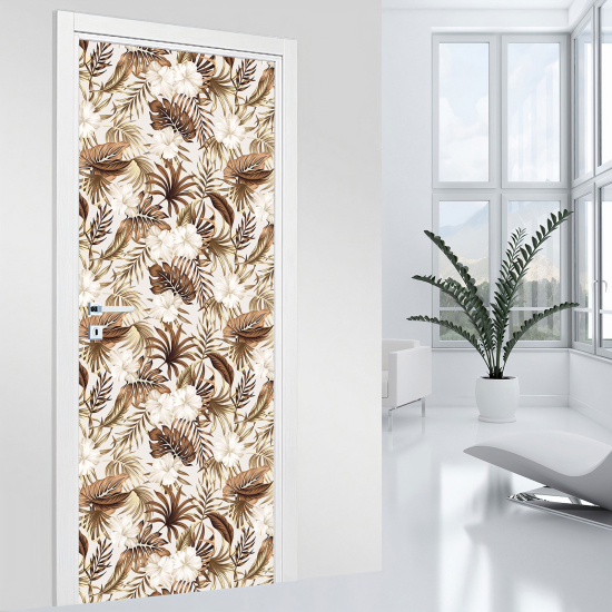 Vinilo Adhesivo para puerta - Hojas